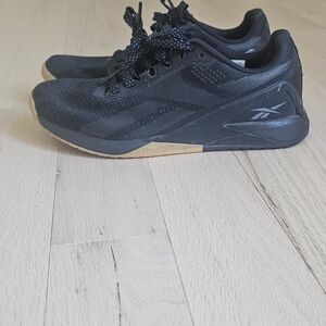 Reebok Black and Tan Running Sneakers